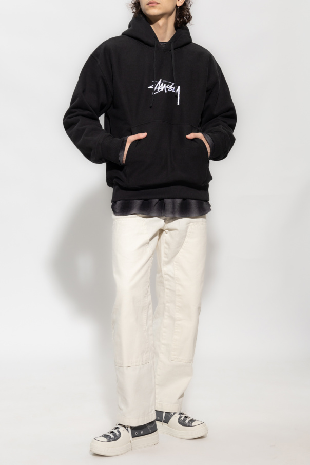 Neon stussy hoodie best sale